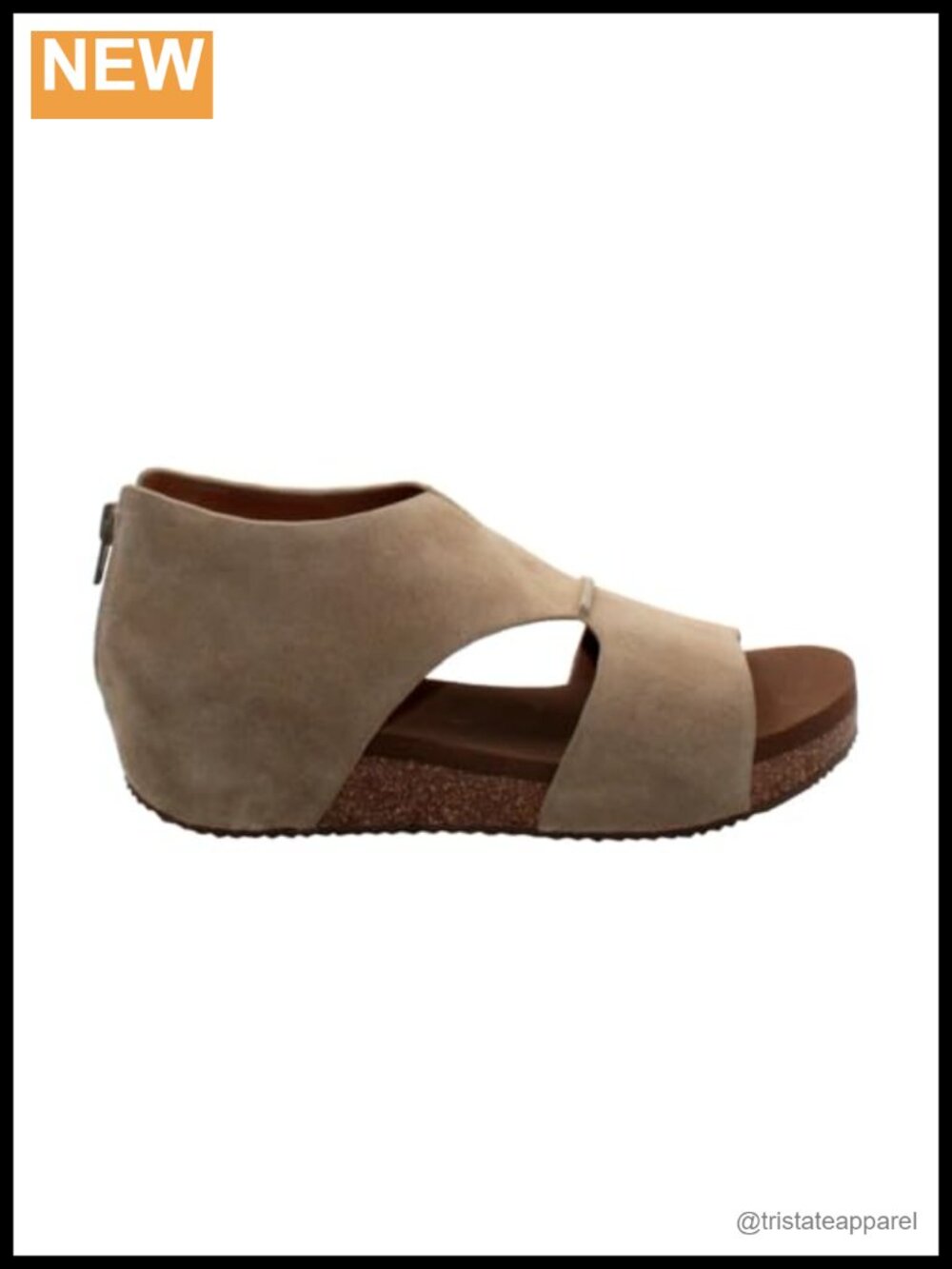 Suede Slingback Peep Toe Wedge Sandals Comfort EVA Insole